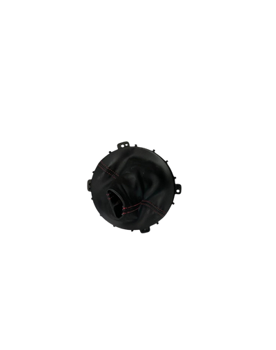Find My Car Part black leather manual shift boot with red stitching for Toyota 86 and Subaru BRZ ZN6 ZC6