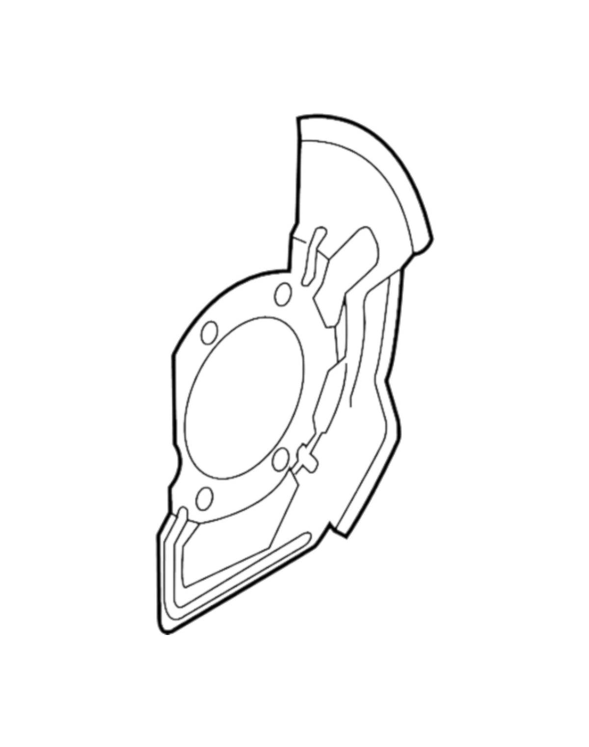 RX7 FD Front Dust Shield (New) (Genuine)