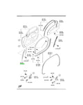 RX7 FD Front Door Glass Guide (New) (Genuine)