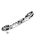 Mazda 6 08-12 Rear Bumper Reinforcer (New) (Genuine)