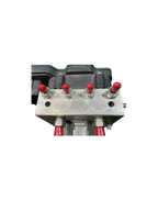 Find My Car Part used ABS module for Toyota 86 and Subaru BRZ with red protective caps on metal ports