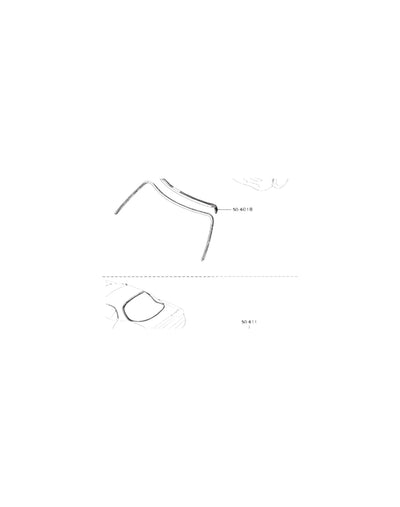 RX7 FD Front Outer Windscreen Moulding (New) (Genuine)