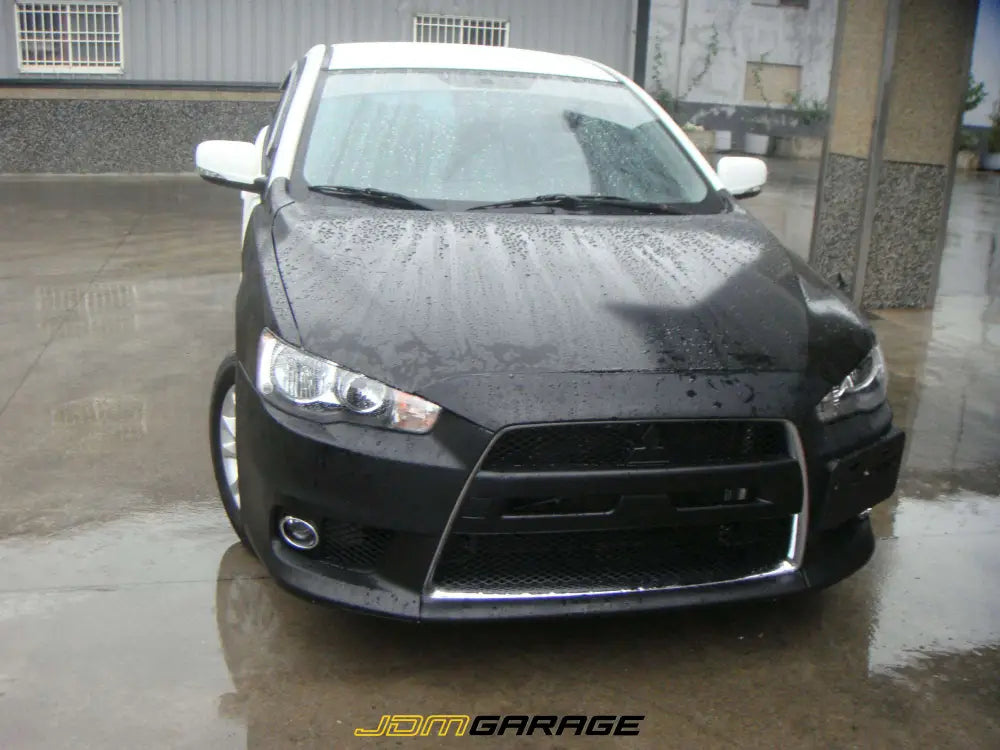 Mitsubishi Lancer 2007+ - EVO X Style Front Bumper - PU Plastic OEM