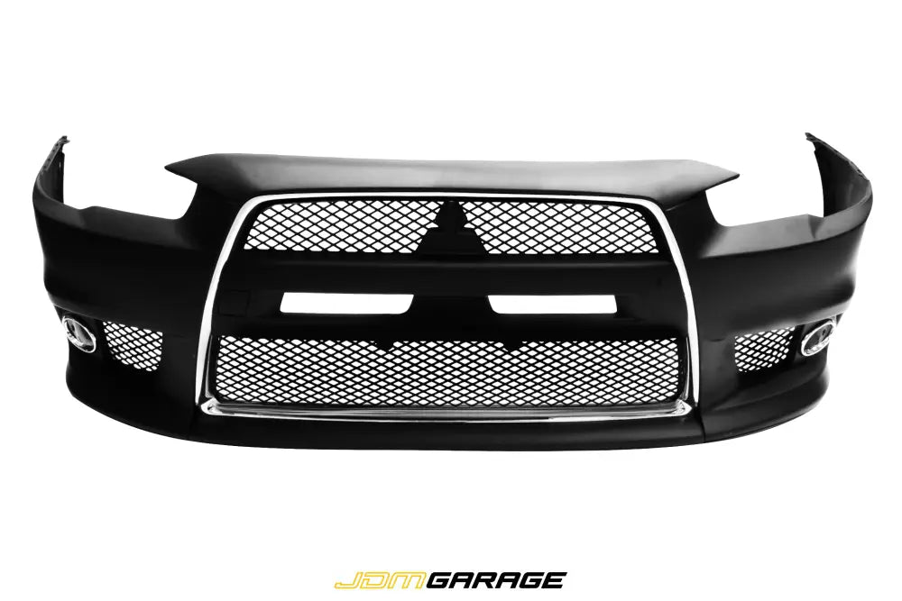 Mitsubishi Lancer 2007+ - EVO X Style Front Bumper - PU Plastic OEM