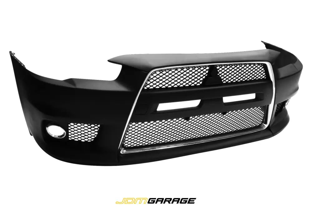 Mitsubishi Lancer 2007+ - EVO X Style Front Bumper - PU Plastic OEM