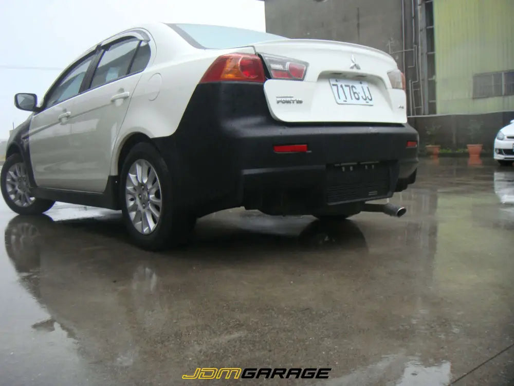 Mitsubishi Lancer 2007+ - EVO X Style Rear Bumper - PU Plastic OEM